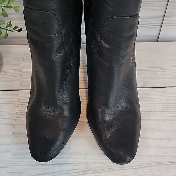 White House Black Market Coralie Knee High Boots - Black Womens Size 9m - Picture 3 of 15